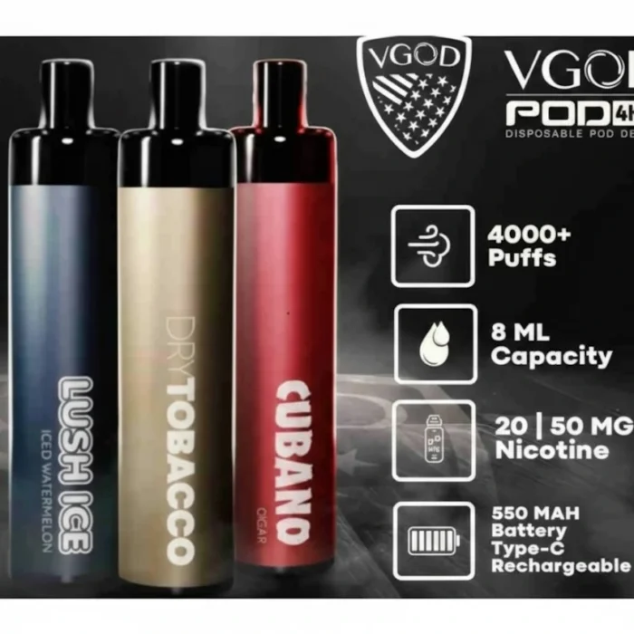 VGOD 4K Disposable Pod 4000 Puffs - Best Price in Dubai