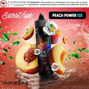 Sams Vape Peach Power Frozen E-Liquid