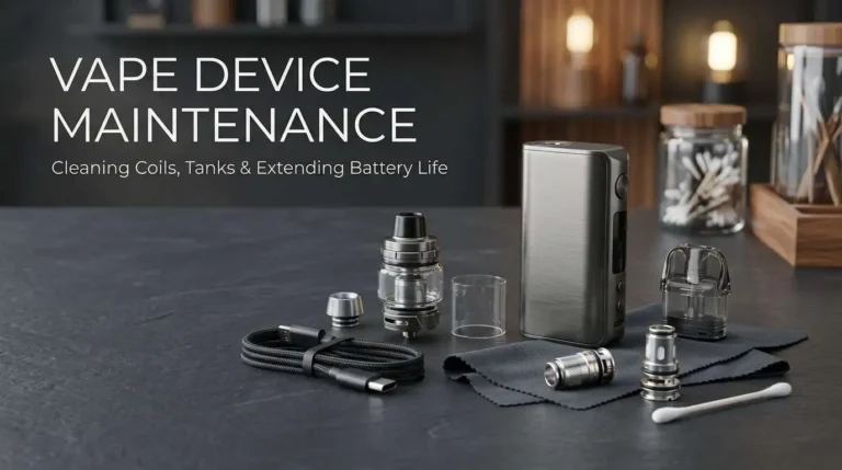 Vape Device Maintenance: How to Clean Coils, Tanks & Extend Battery Life