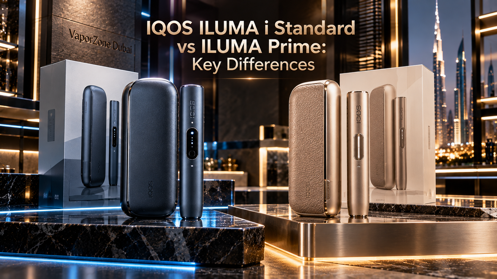 IQOS ILUMA i Standard vs ILUMA Prime Dubai